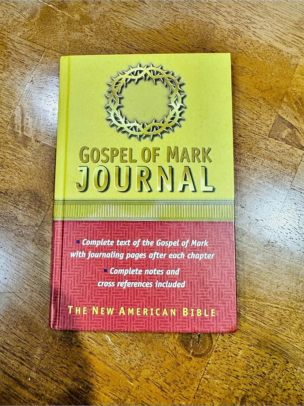 The New American Bible Gospel of Mark Journal Hardback
